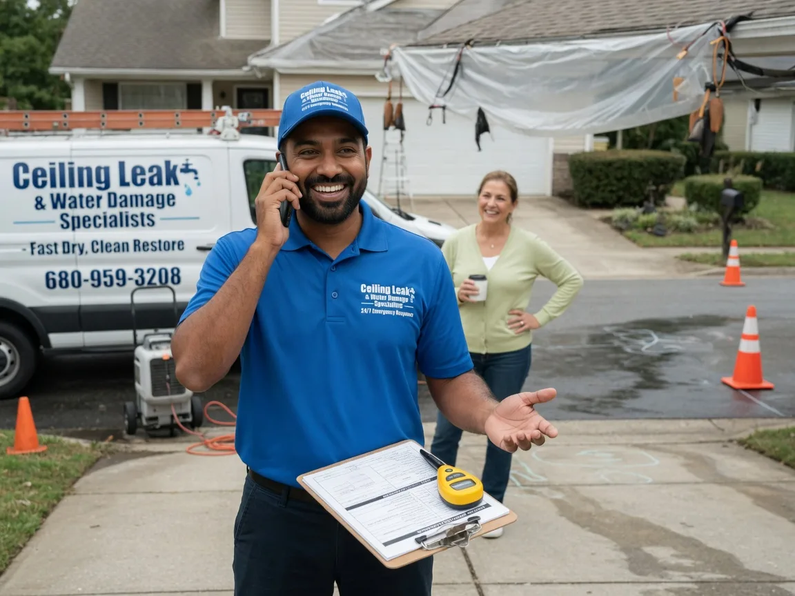 Ceiling Leak Cleanup Bigelow, AR FAQs